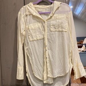 Free people button up shirt